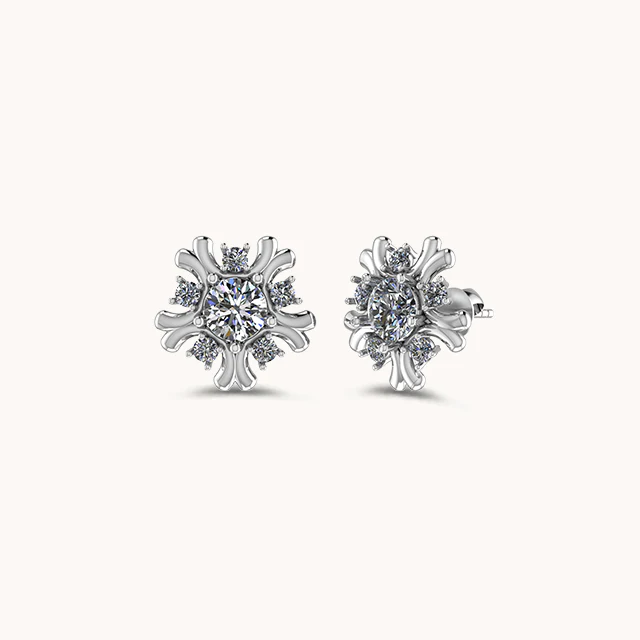 Amrit Solitaire Earrings - Image 3