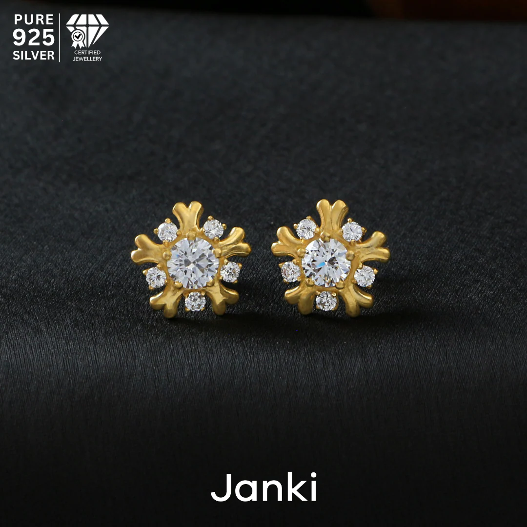 Amrit Solitaire Earrings - Image 5