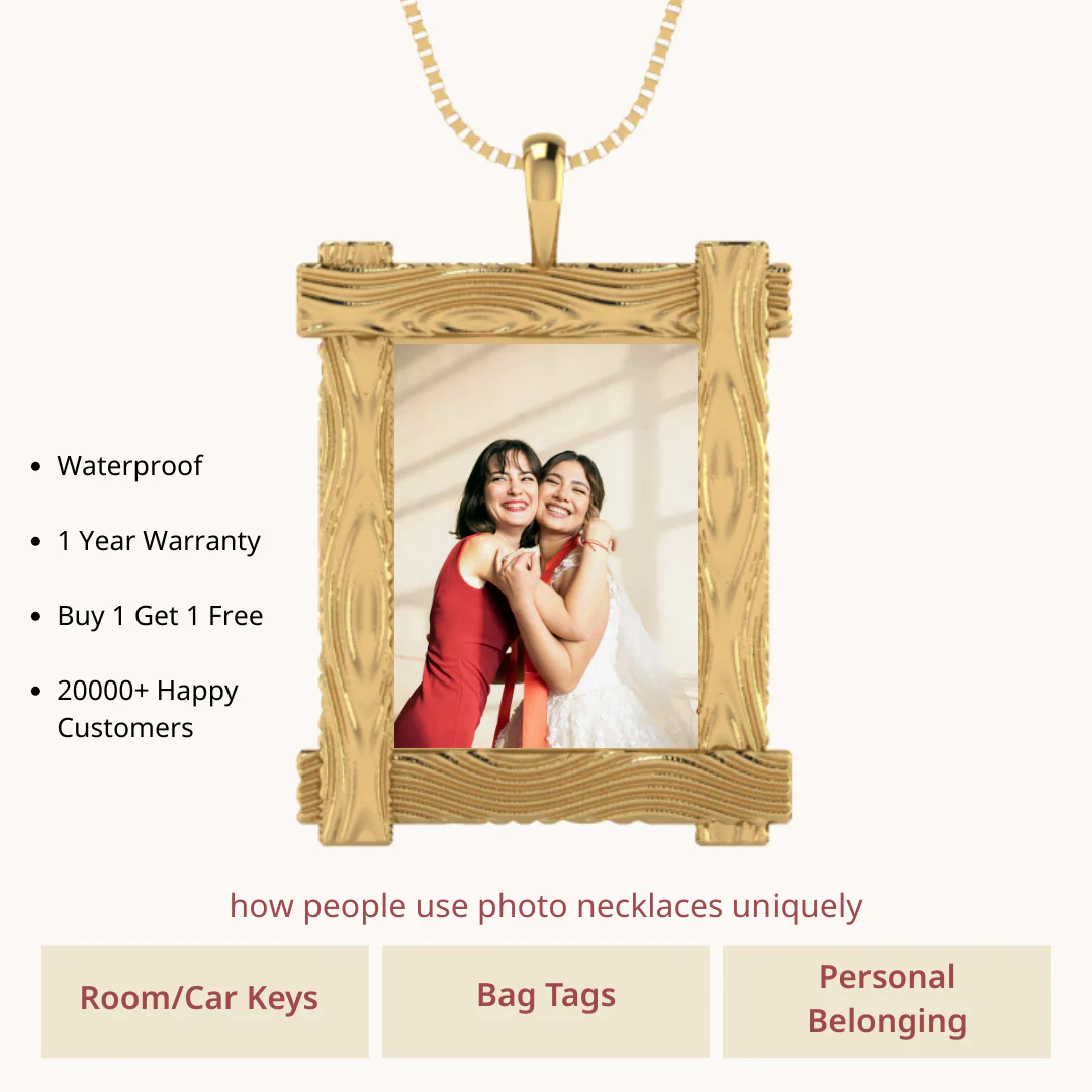 Antique Gilt Frame Photo Locket - Image 3