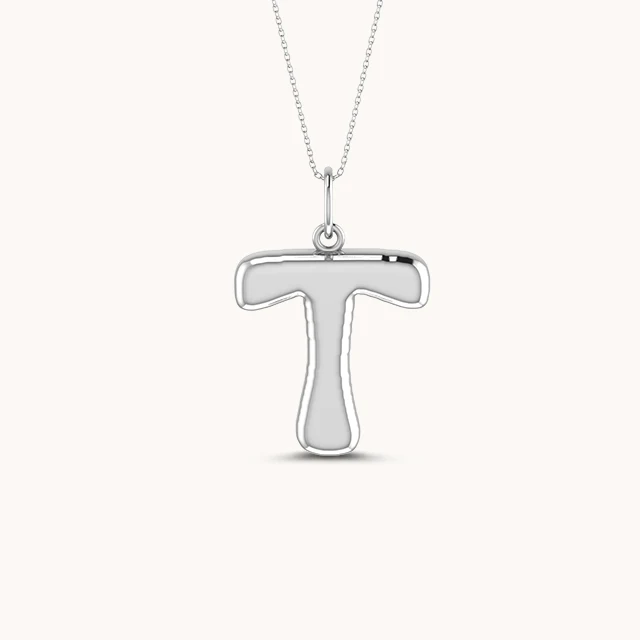 Coco Initial Necklace with chain ( A to Z Available) - Image 3