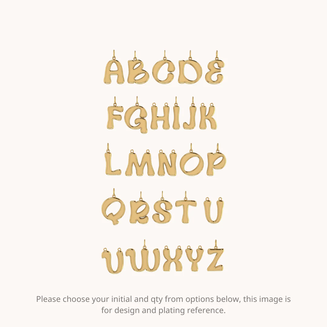 Coco Initial Necklace with chain ( A to Z Available) - Image 4