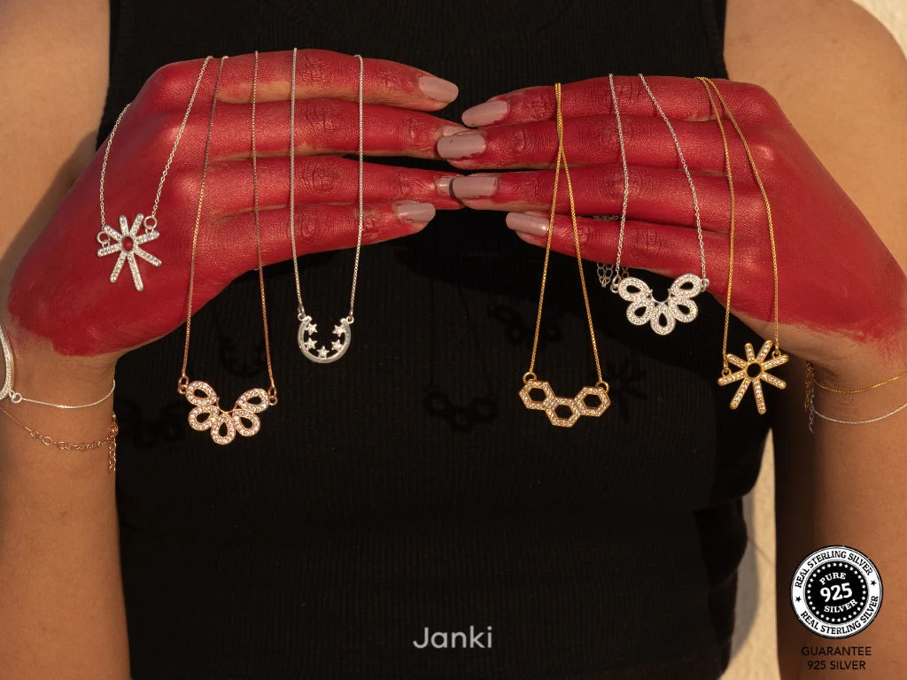 Modern Hexa Necklace - Image 5