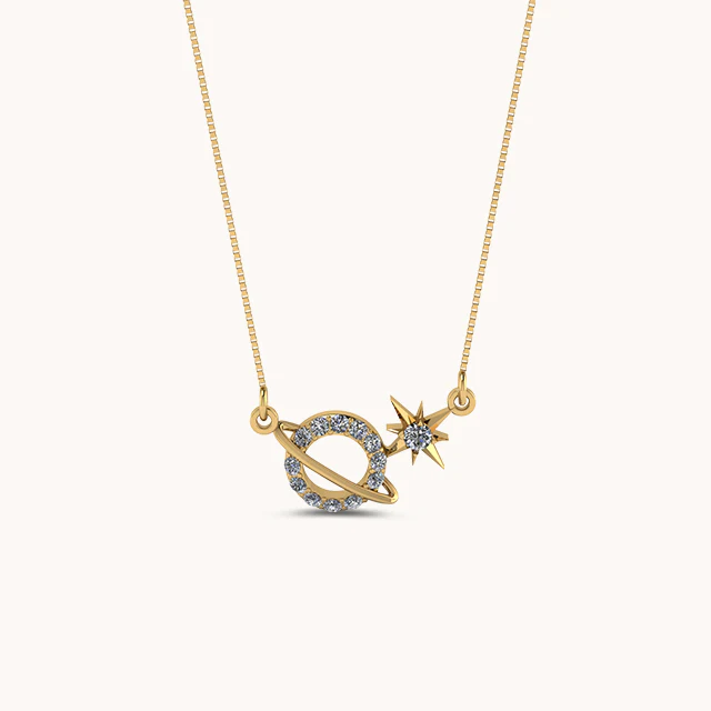 Cosmic Crescent Necklace - Image 3