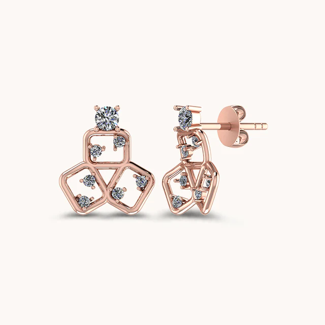 Dazzling Star Night Earrings - Image 4