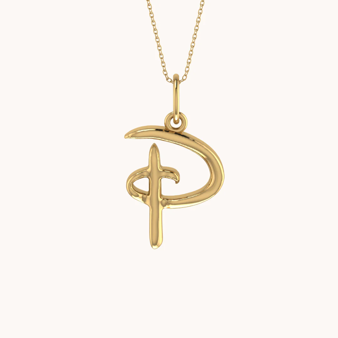 Dreamy Initial Necklace with chain ( A to Z Available) - Image 2