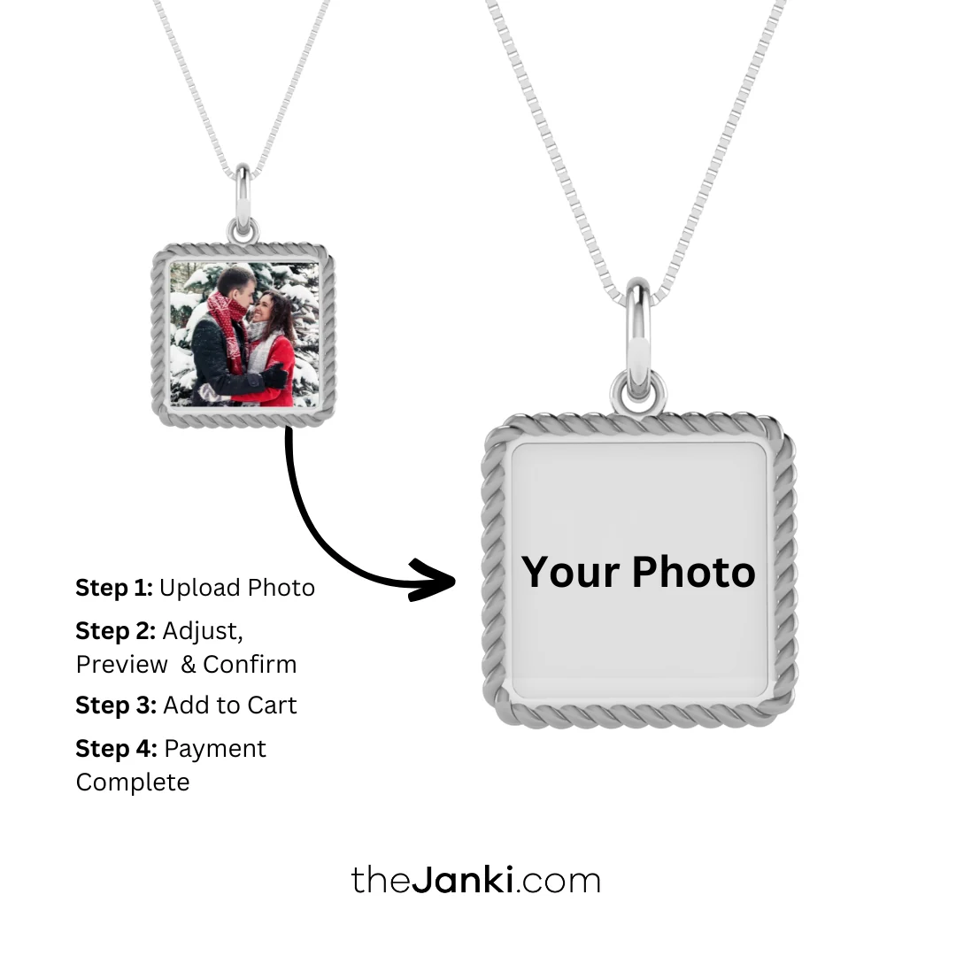Personalise Happy Photo Necklace - Image 12