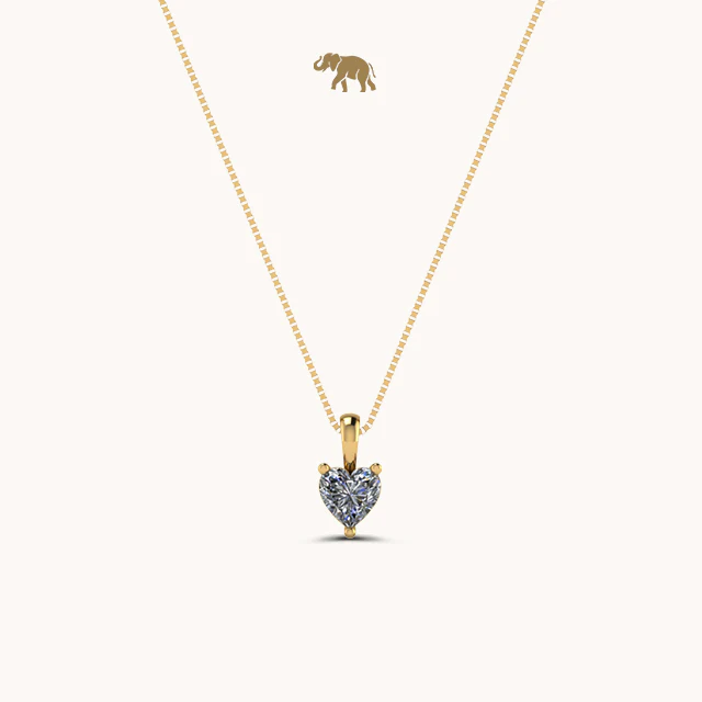 Heart Necklace with chain by Arushaa - Image 3