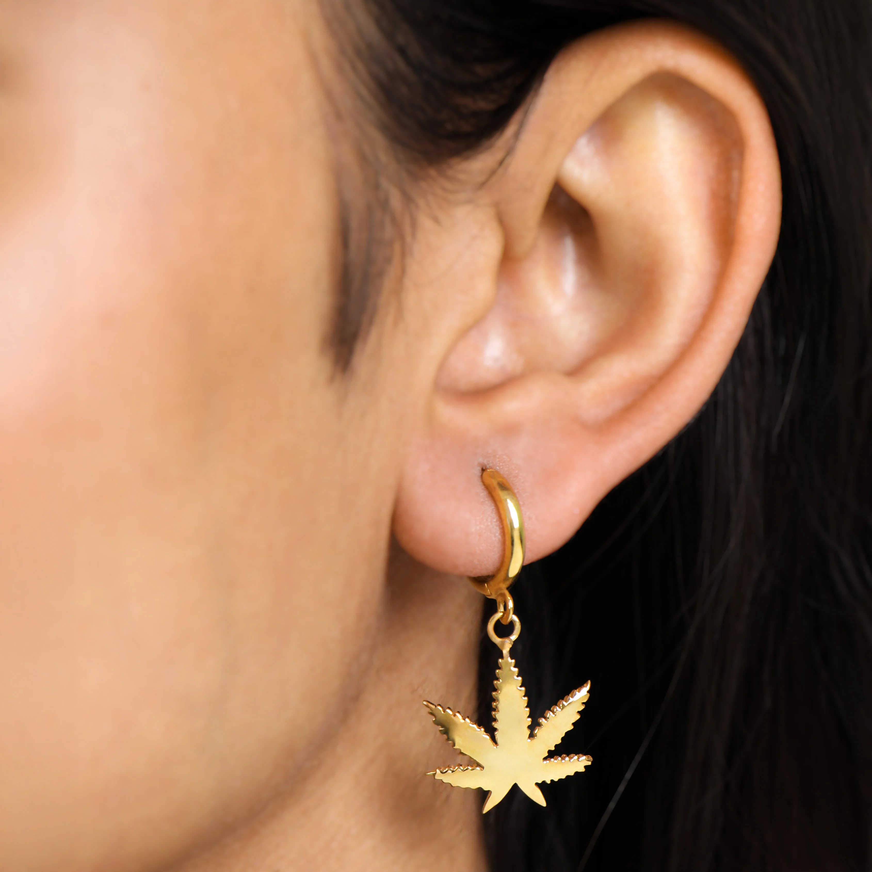 Hemp Dangling Earrings