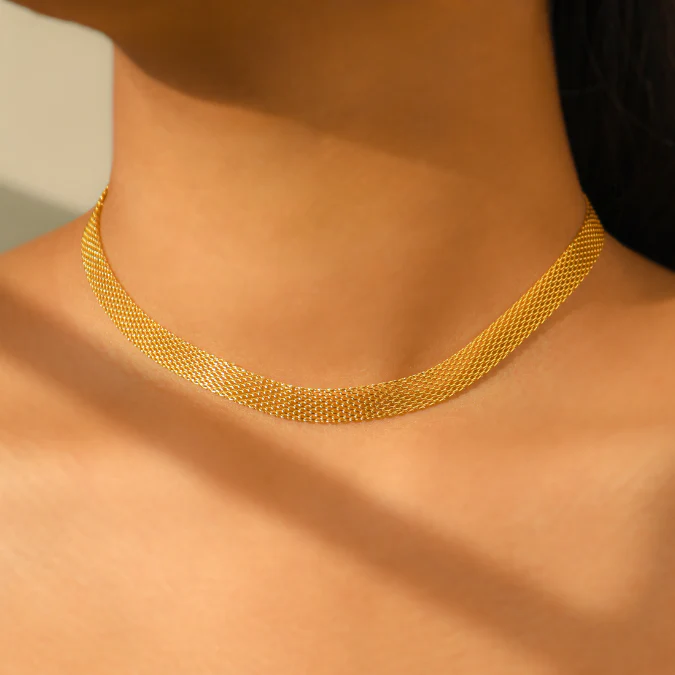 Italian Strap Choker cum Chain - Image 2