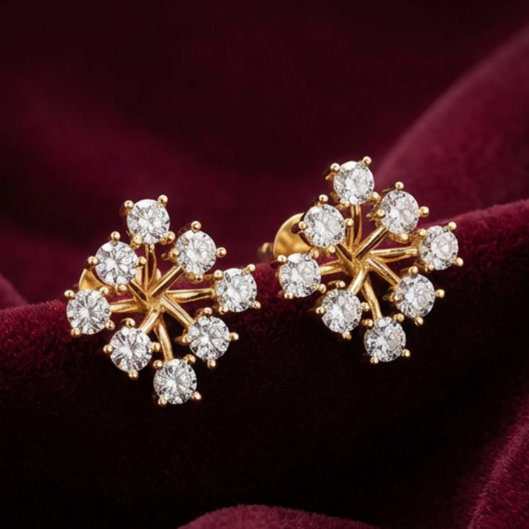 Ivory Glint Earrings - Image 2