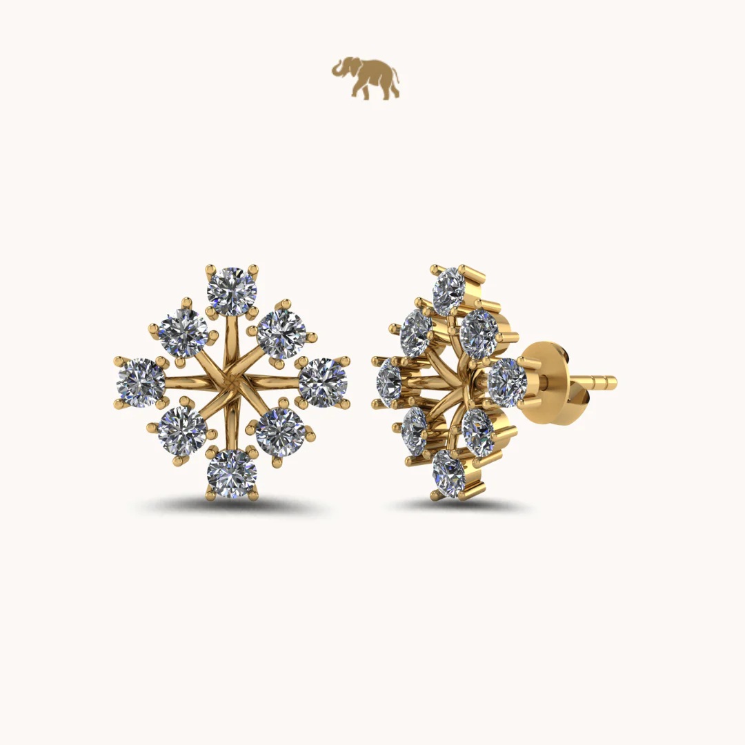 Ivory Glint Earrings - Image 3