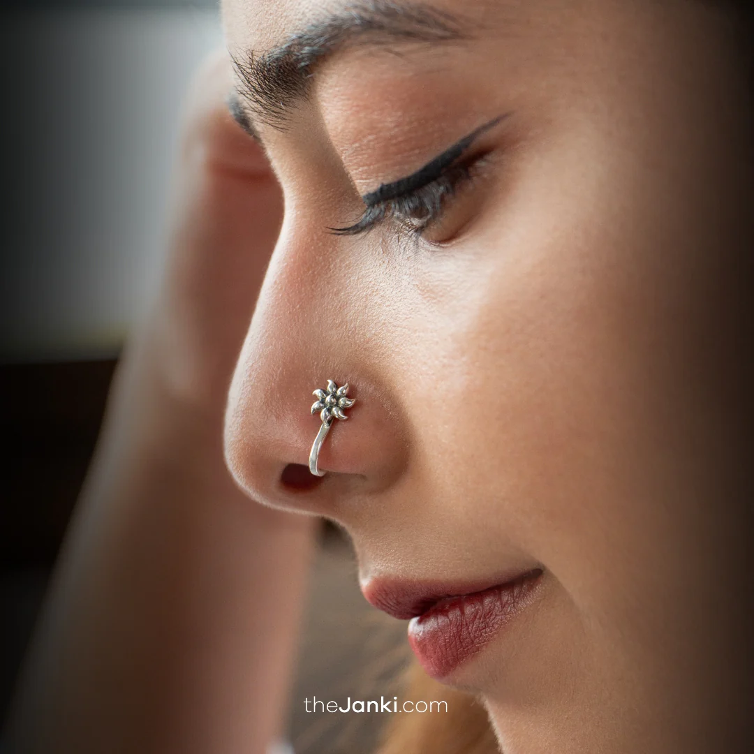 Janki Antique Jasmine Nosepin