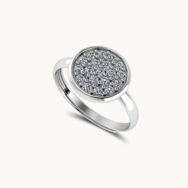 Janki Moon Cluster Ring (Adjustable Size) - Image 3