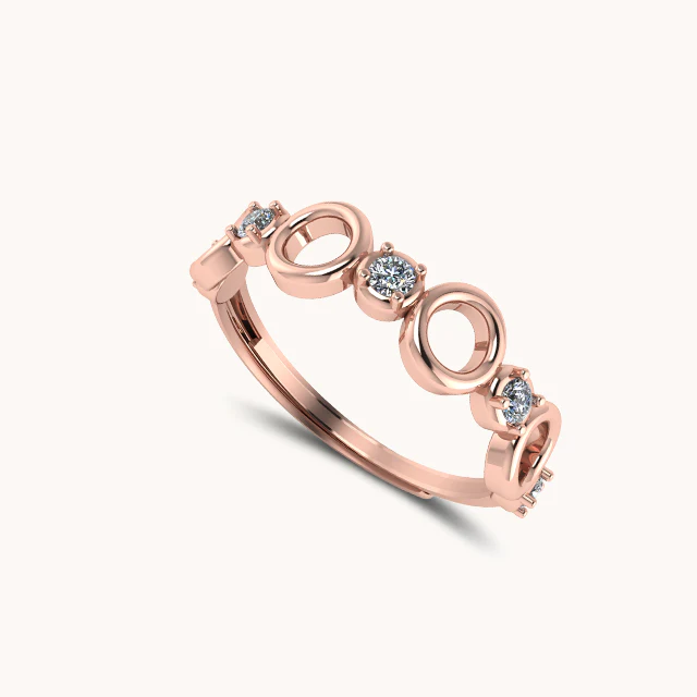 Janki Eternity Circle Ring (Adjustable Size) - Image 3