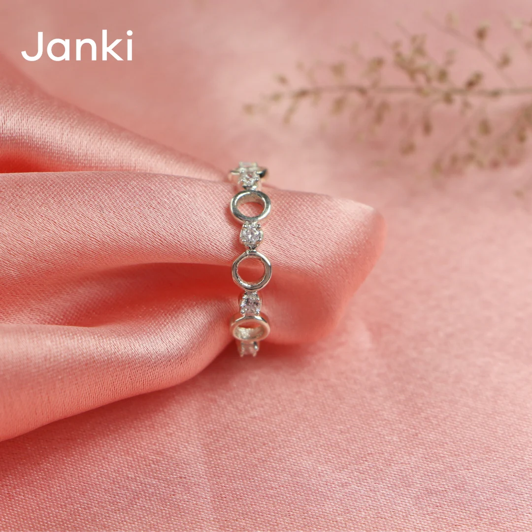Janki Eternity Circle Ring (Adjustable Size) - Image 5