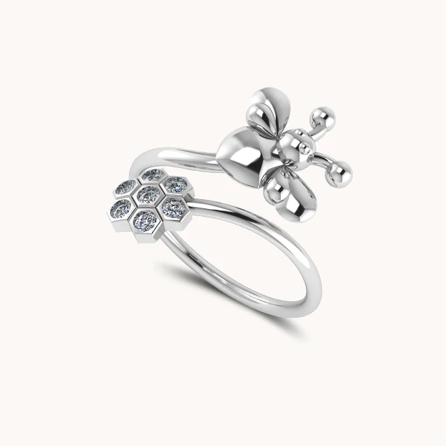 Janki Honey Bee Ring (Adjustable Size) - Image 3