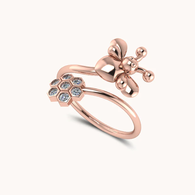 Janki Honey Bee Ring (Adjustable Size) - Image 4