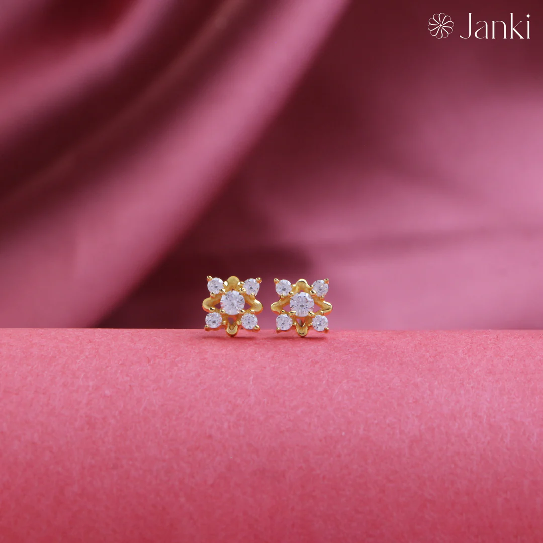 Flora Stud Earrings - Image 2