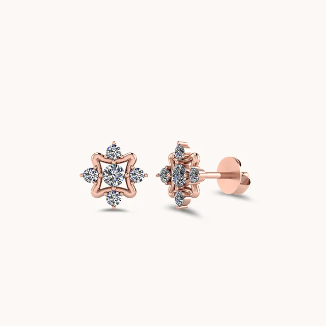 Flora Stud Earrings - Image 3