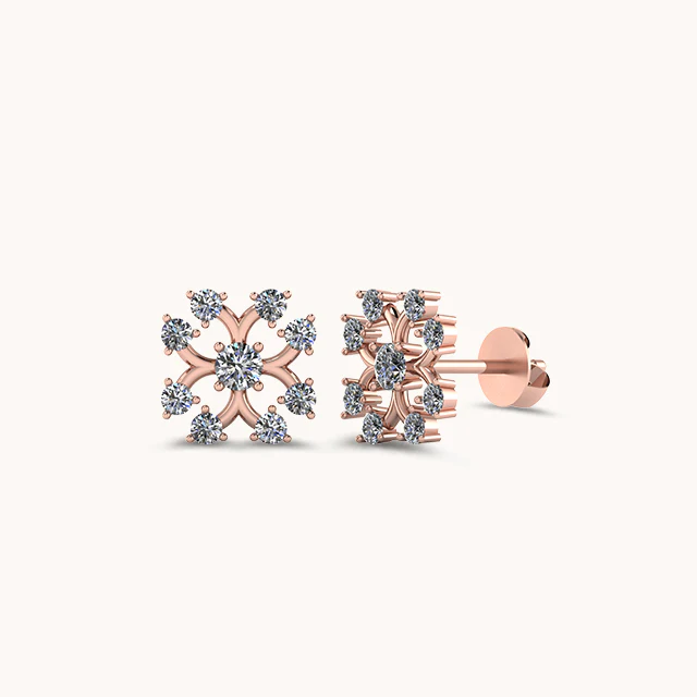 Orchid Sparkle Earrings - Image 4