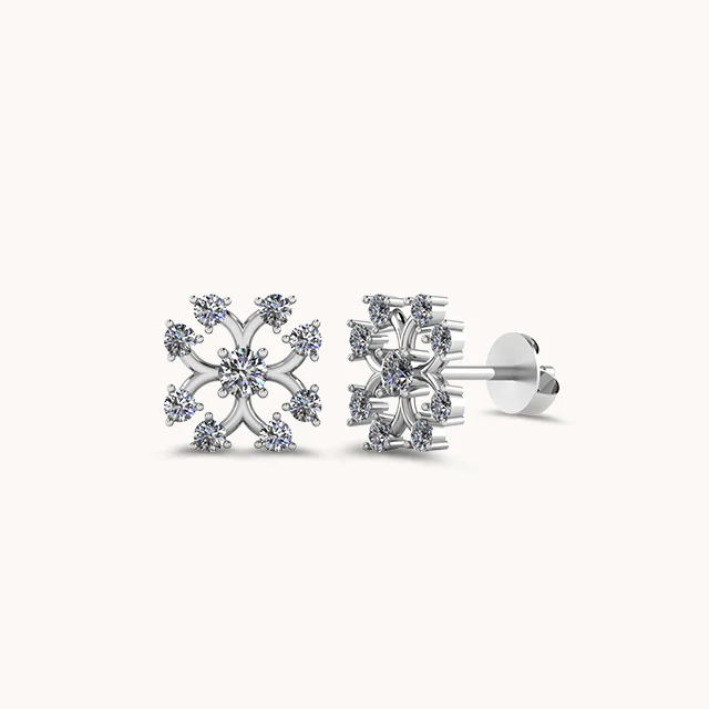 Orchid Sparkle Earrings - Image 5