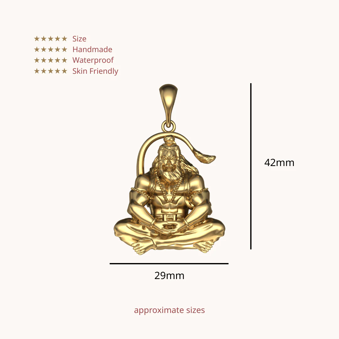 Kesarinandan Hanuman Pendant - Image 4