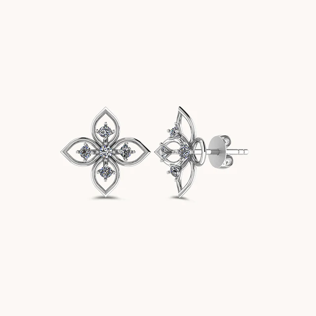 Marquee Flower Earrings - Image 3