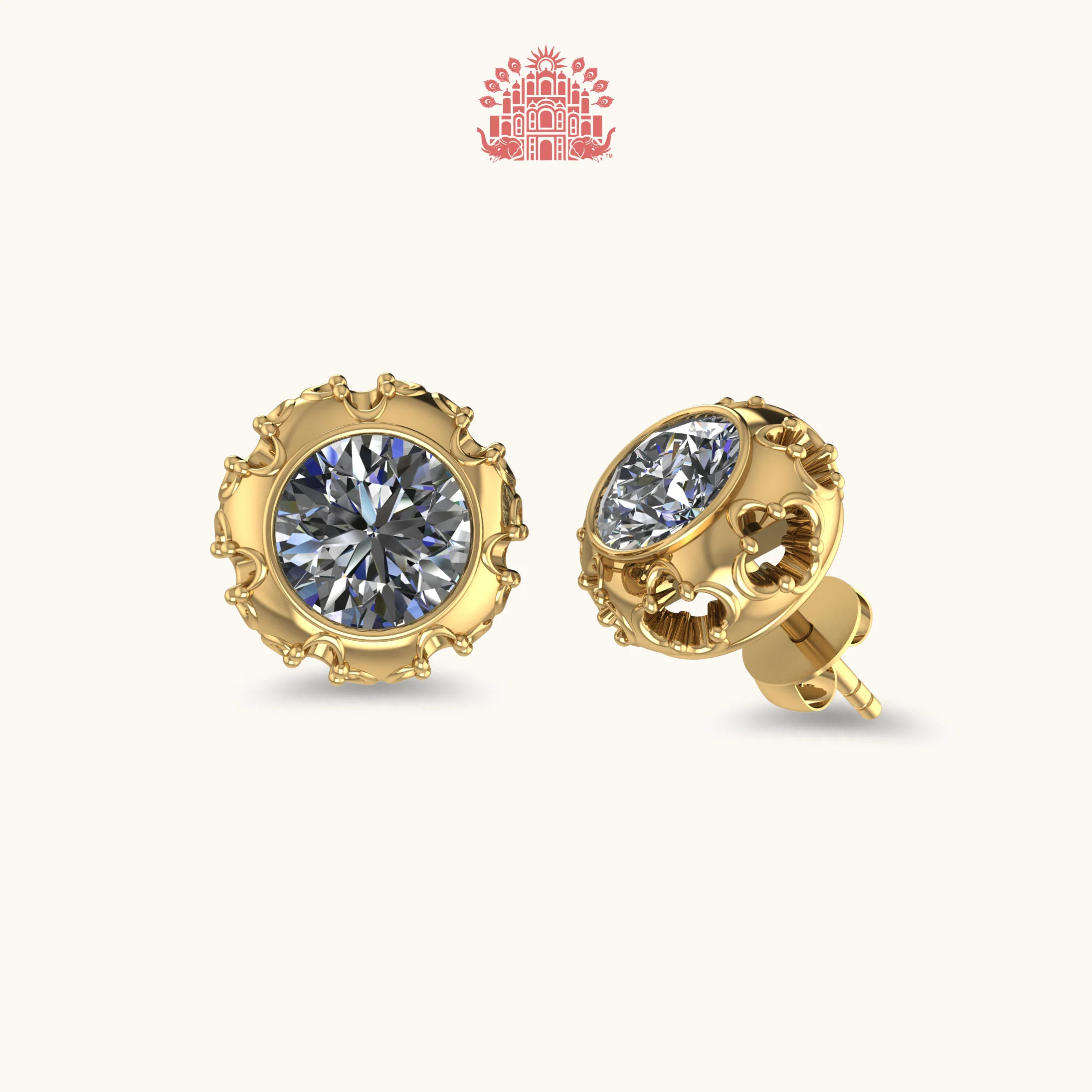Mogra Jaipur Studd Gold - Image 3