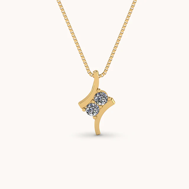 Opulent Diamond Zirconia Necklace - Image 4