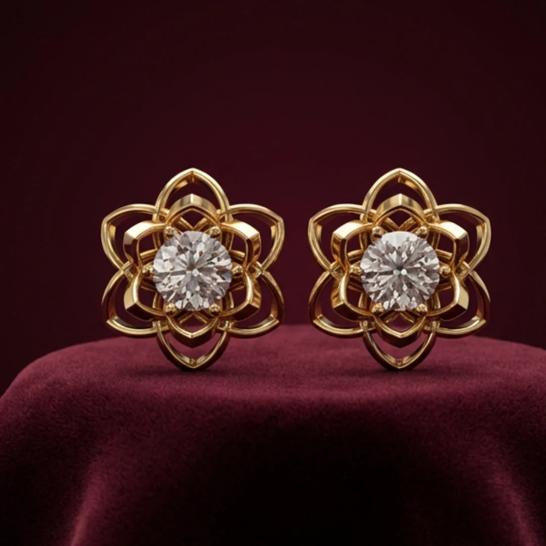 Regal Veil Earrings - Image 2