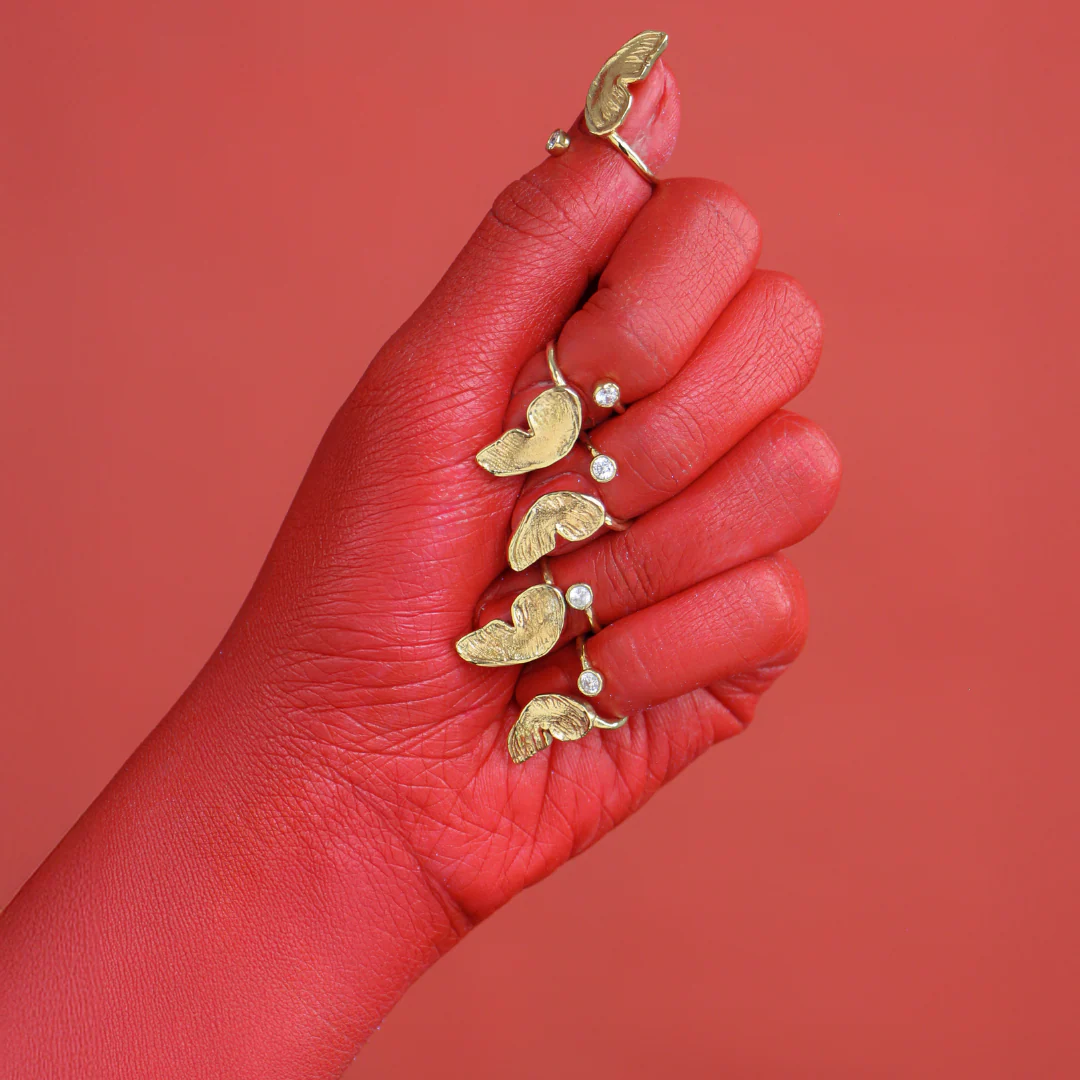 "Roop Glow" Nail Ring Set of 5