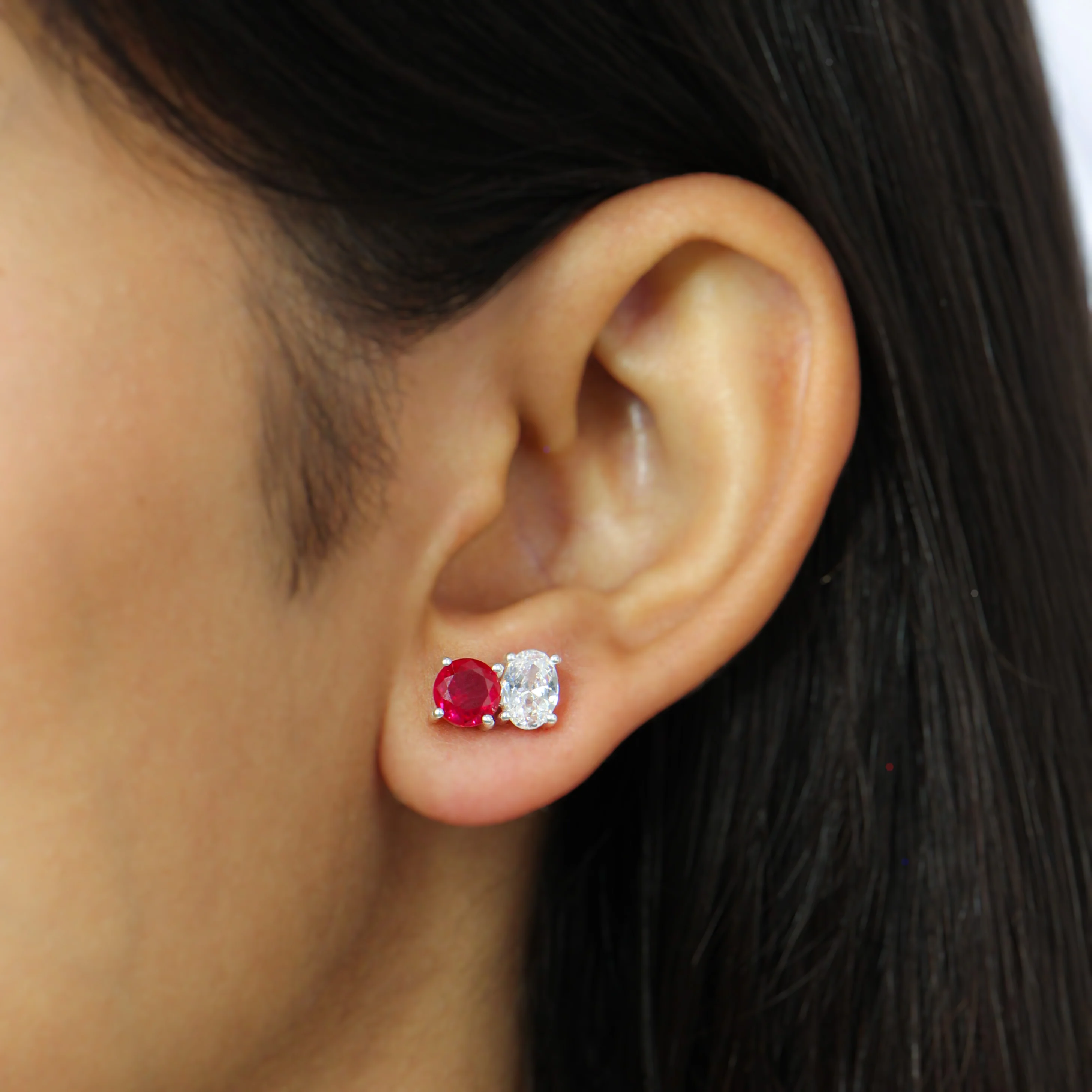 Ruby Toi Moi Oval Earrings - Image 3