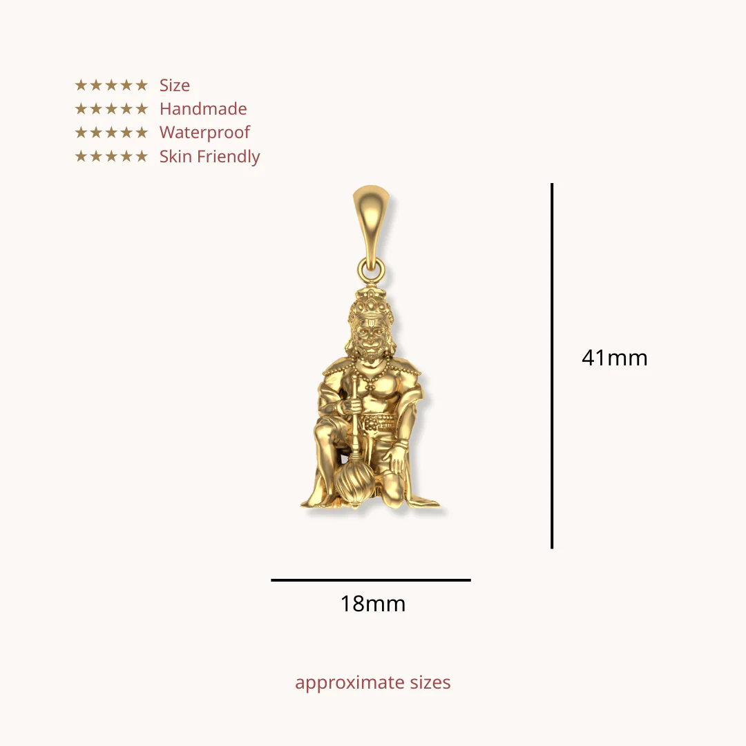 Sankatmochan Hanuman Pendant - Image 3