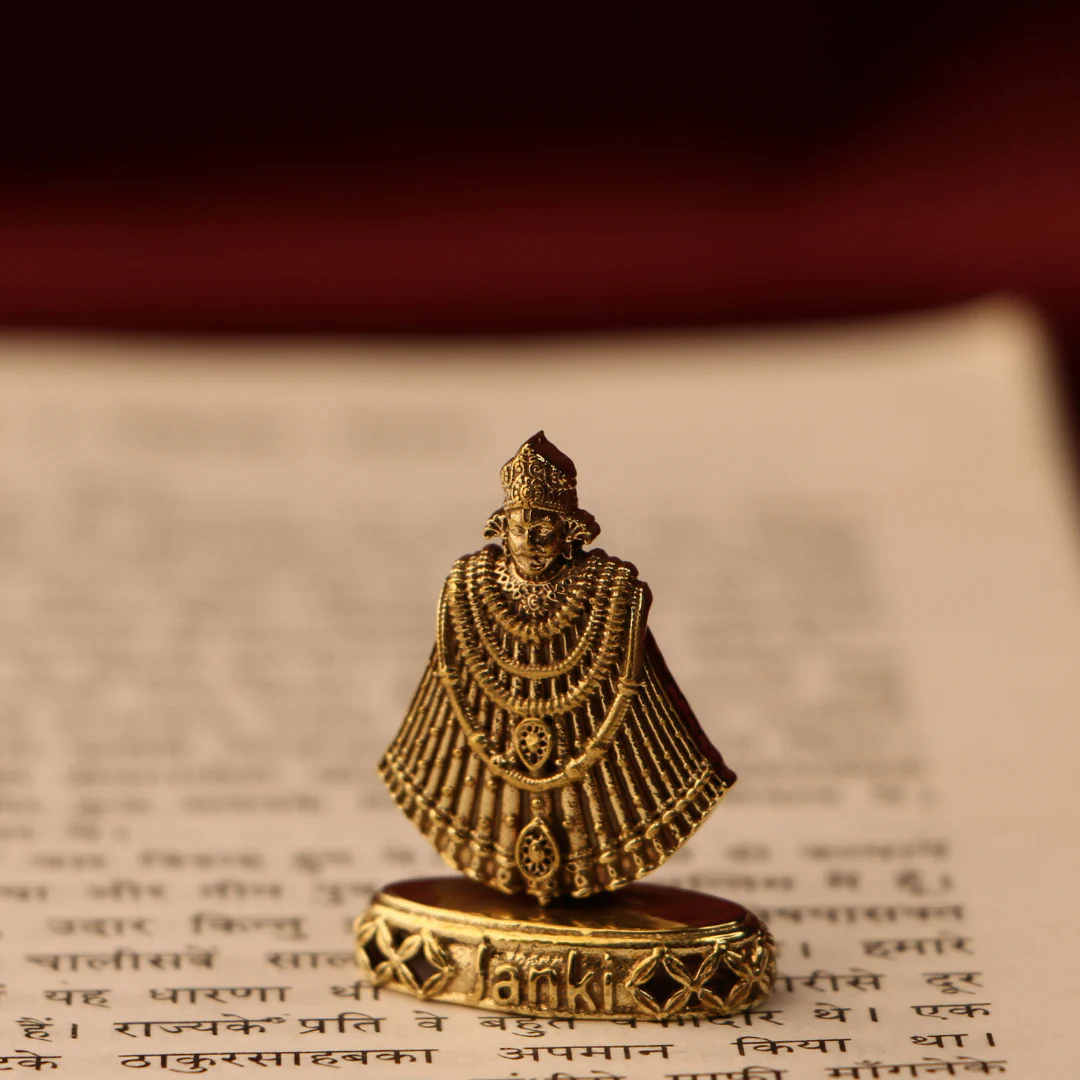 Shreeji Khatushyamji Idol/Murti in Pure Brass - Image 2