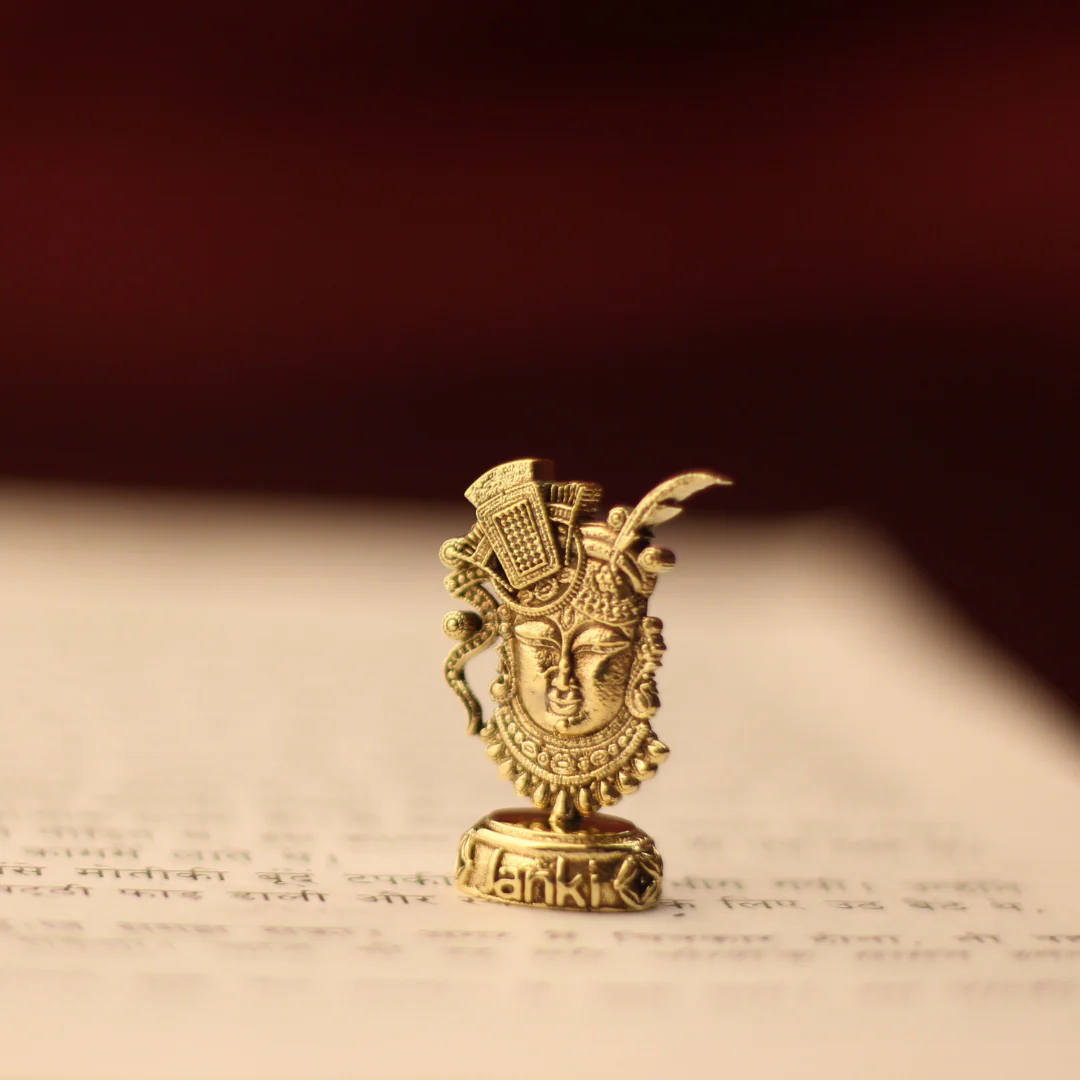 Shreeji Mukharbind Idol/Murti in Pure Brass - Image 2