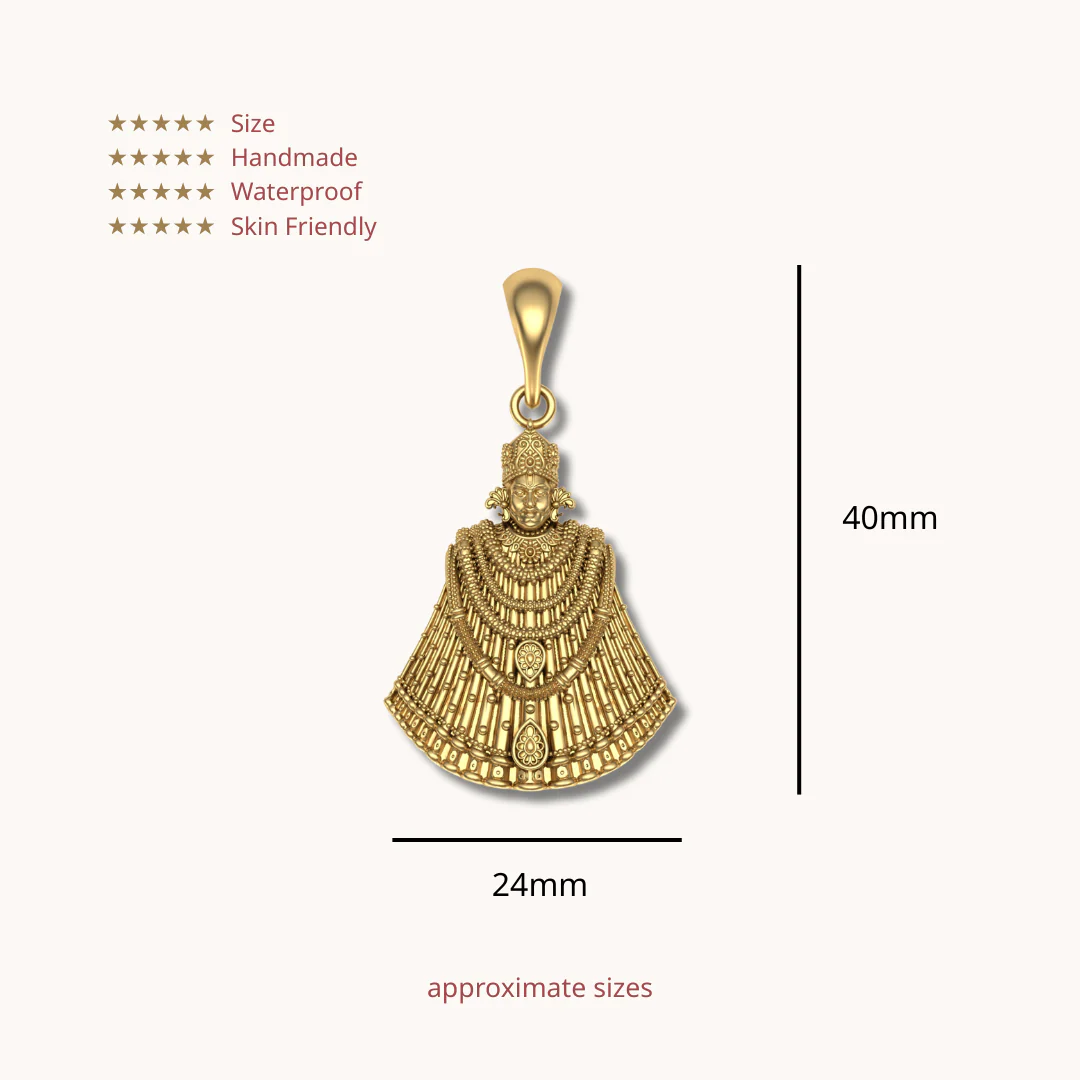 Shri Khatu Shyamji Baba Pendant - Image 3