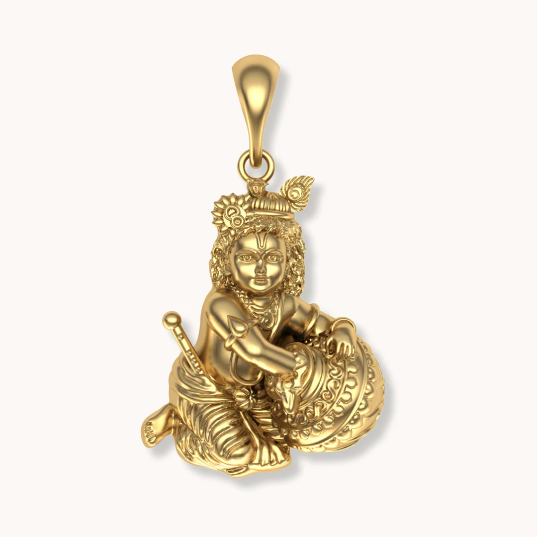 Shri Krishna Laddu Gopalji Pendant