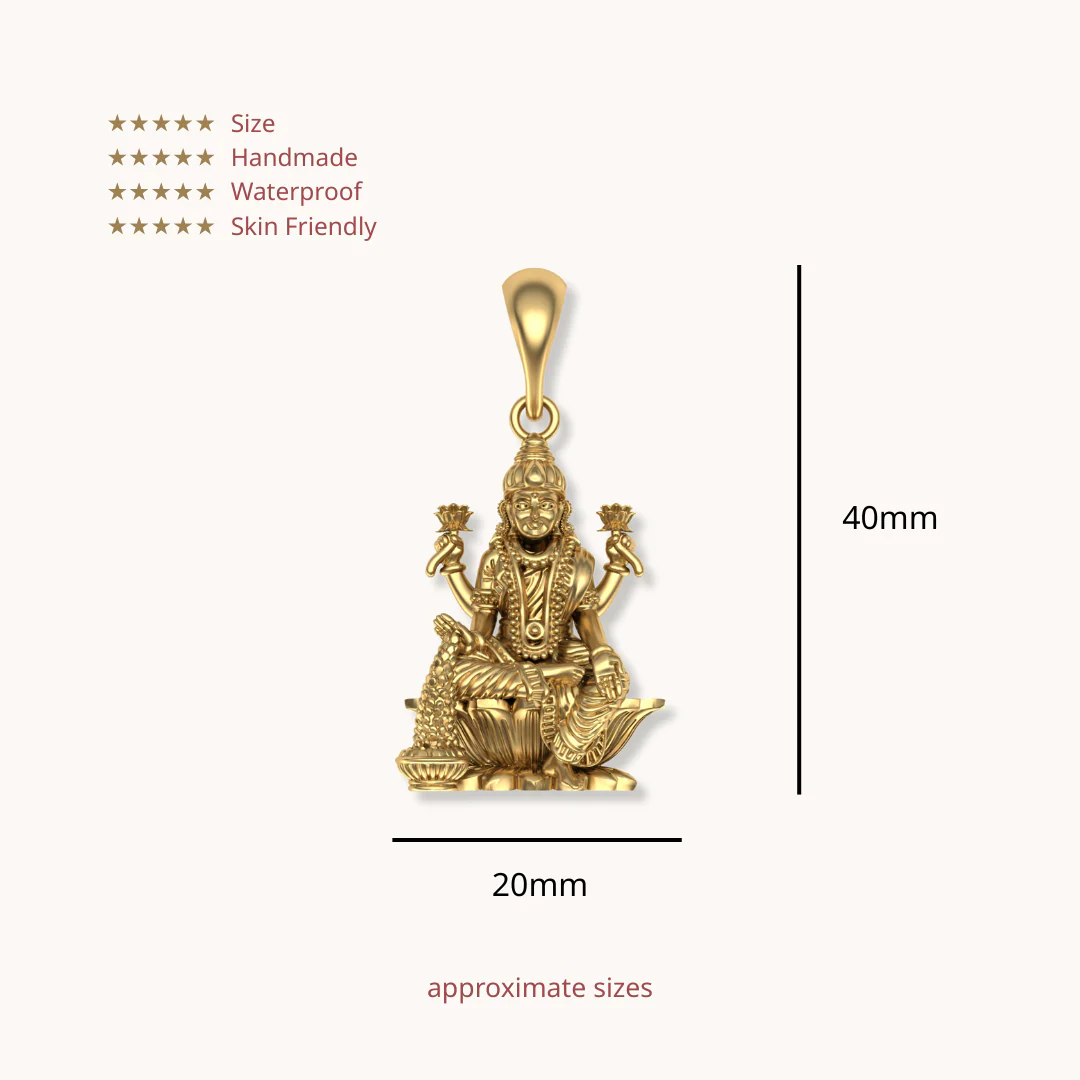Shri Mahalakshmi Pendant - Image 3