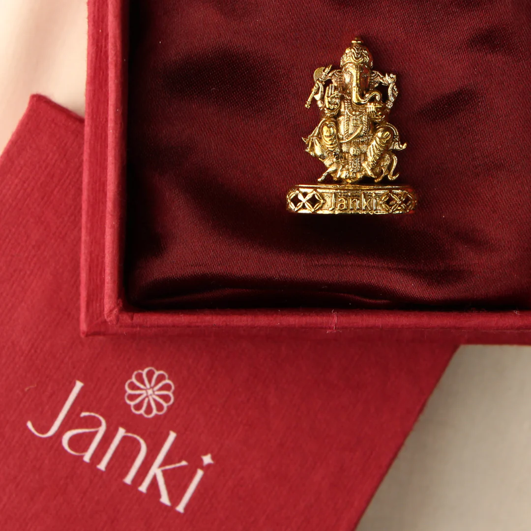 Shri Mushak Ganeshji Idol/Murti in Pure Brass - Image 3