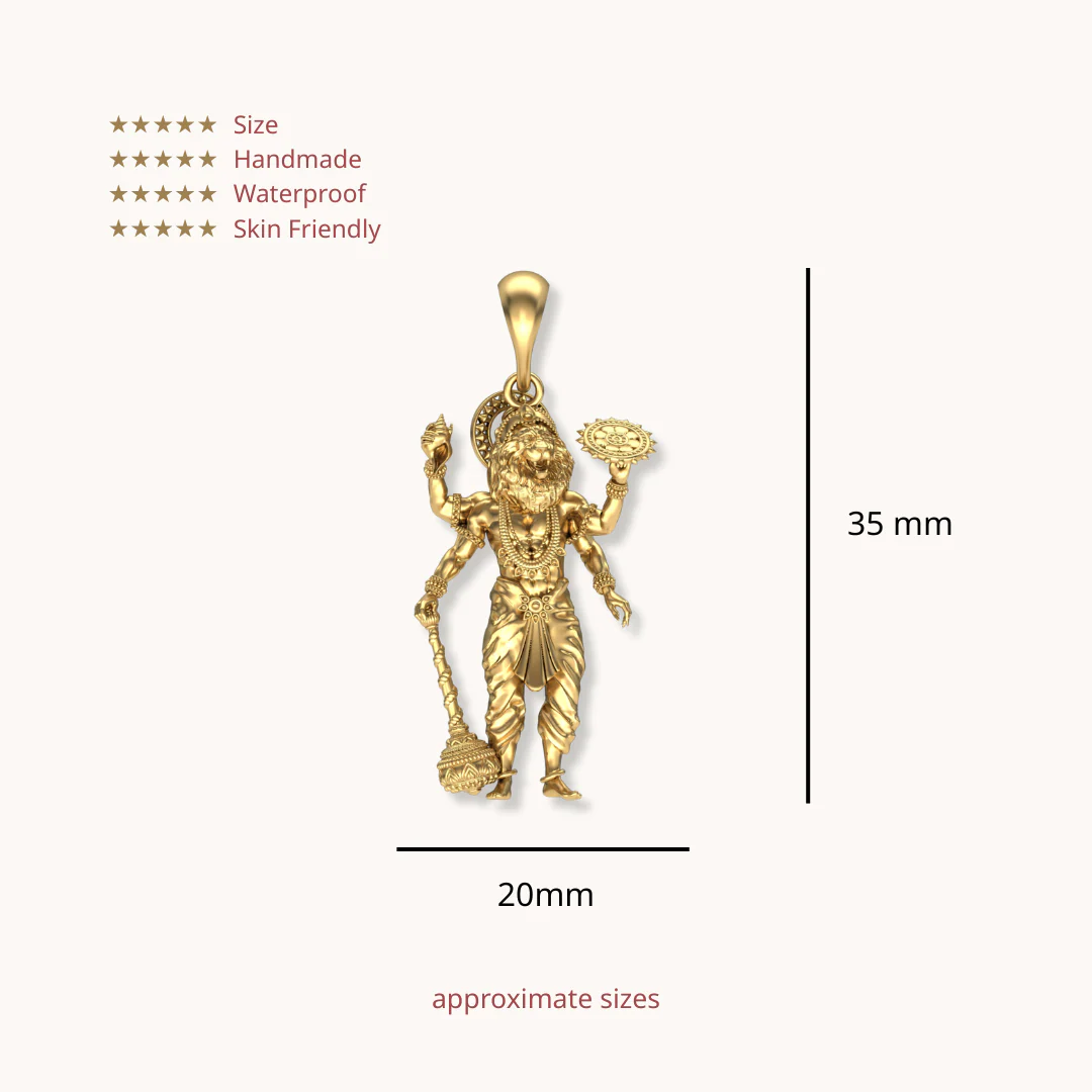 Shri Narismha Narsingha Pendant - Image 3