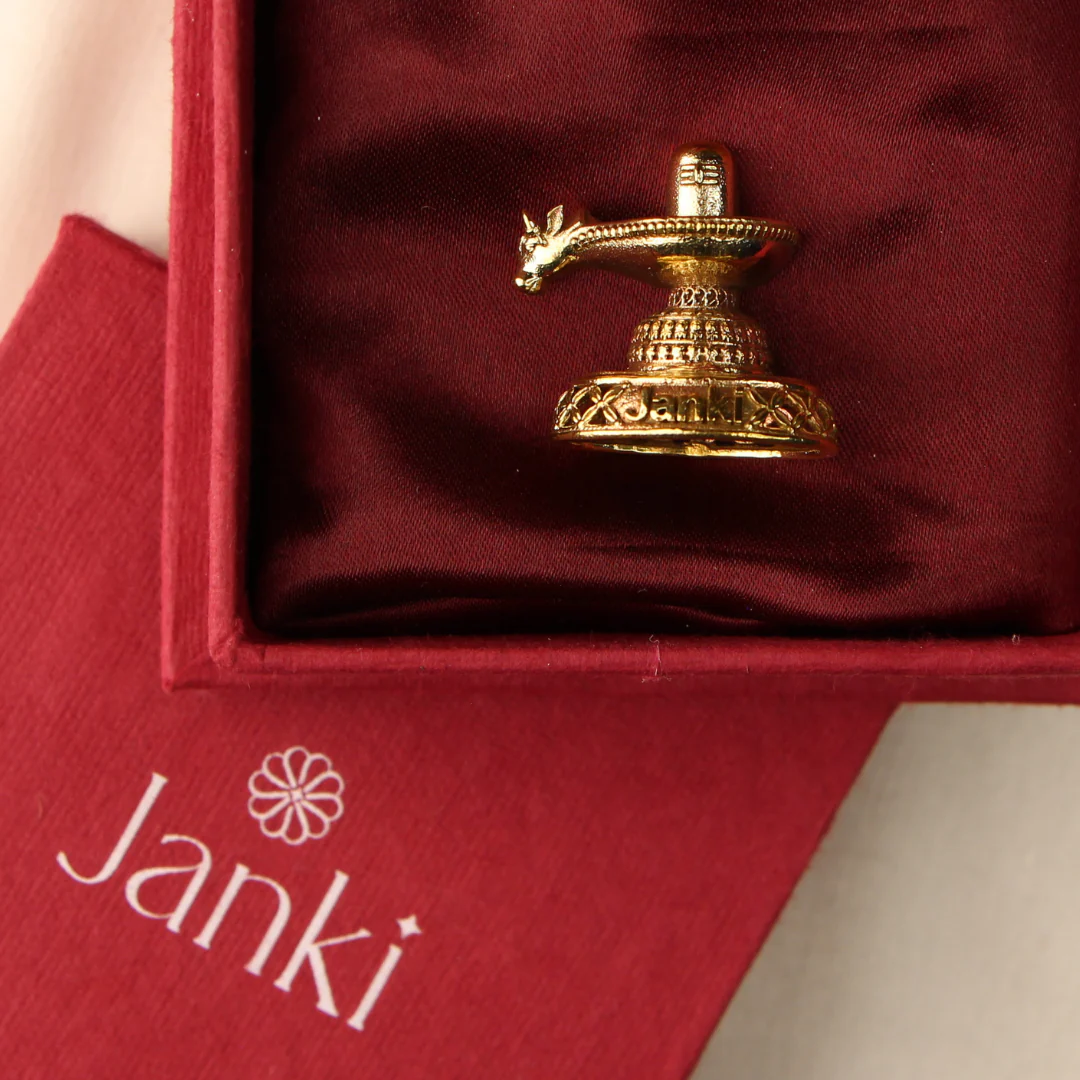 Shri Shivlinga Idol/Murti in Pure Brass - Image 3