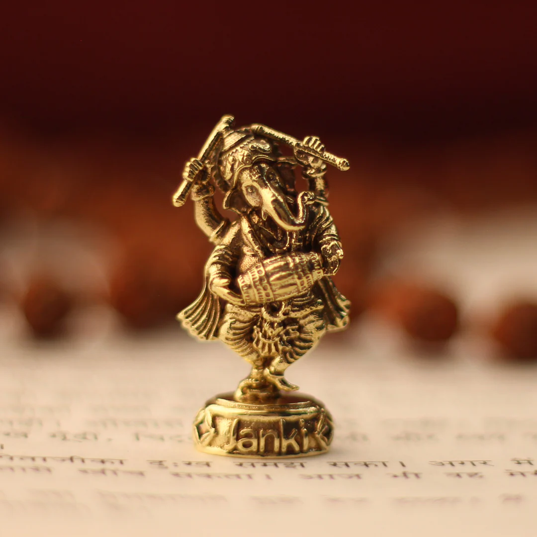 Shri Shubh Ganeshji Idol/Murti in Pure Brass