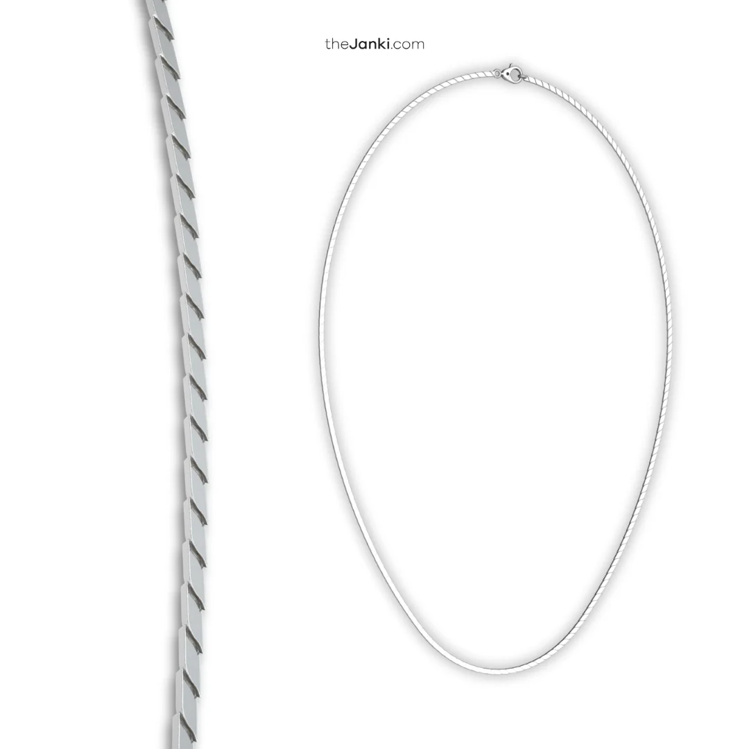 Silver Royal Gilded Chain