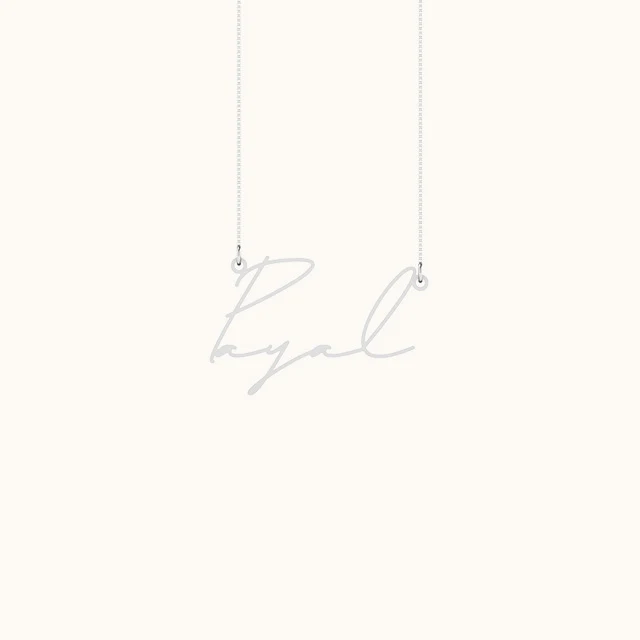 Sparkling Signatures Name Necklace - Image 6